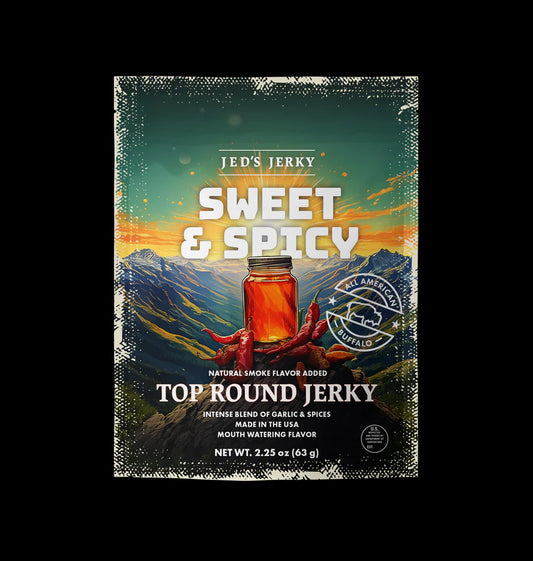 Jeds Jerky - Sweet & Spicy Top Round Beef Jerky