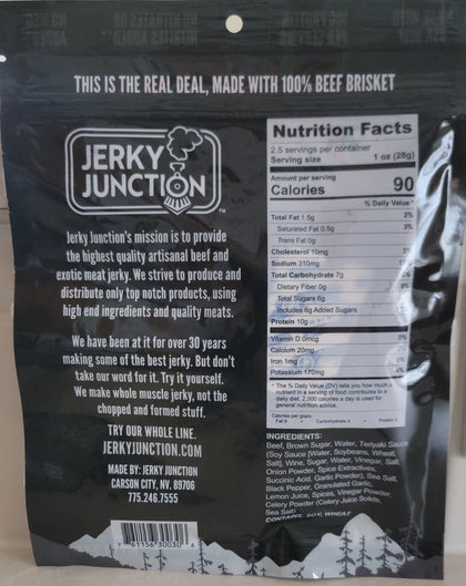 Jerky Junction - Black Pepper Sea Salt Beef Jerky