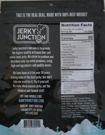Jerky Junction - Garlic Beef Jerky