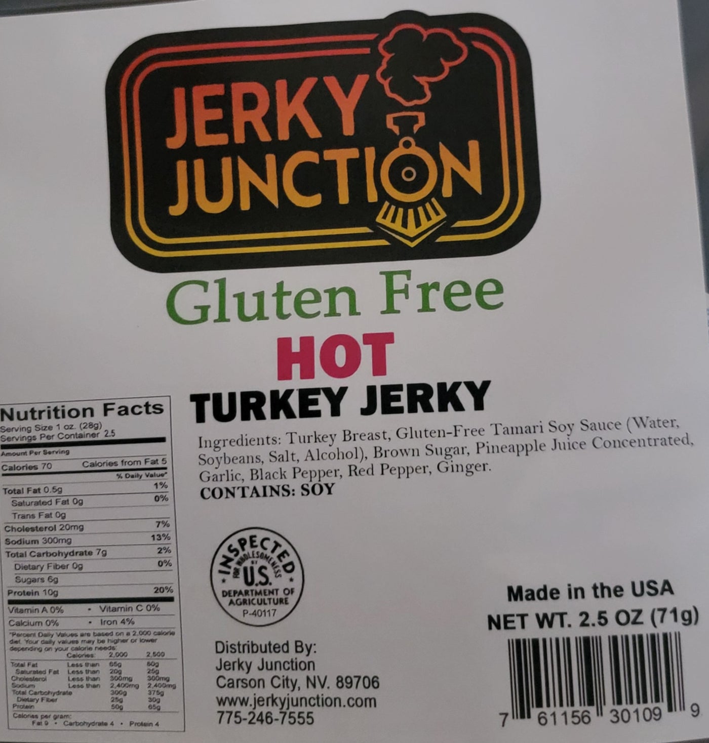 Jerky Junction - Hot Turkey Jerky