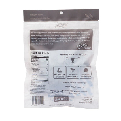 Jurgy - Cracked Pepper Beef Jerky