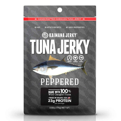 Kaimana Jerky - Peppered Tuna Jerky (2 oz)