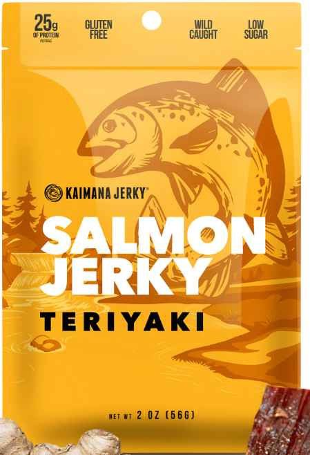 Kaimana Jerky - Teriyaki Salmon Jerky (2 oz)