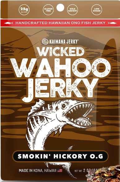 Kaimana Jerky - Wahoo (Ono) Smokin' Hickory Jerky (2 oz)