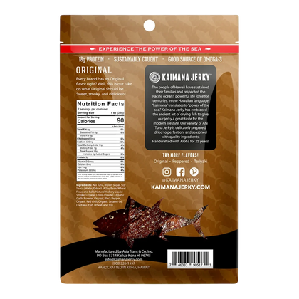 Kaimana Jerky - Original Tuna Jerky