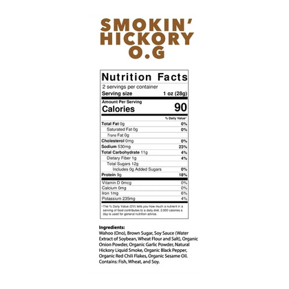 Kaimana Jerky - Wahoo (Ono) Smokin' Hickory Jerky