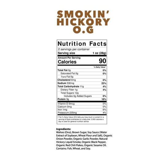 Kaimana Jerky - Wahoo (Ono) Smokin' Hickory Jerky