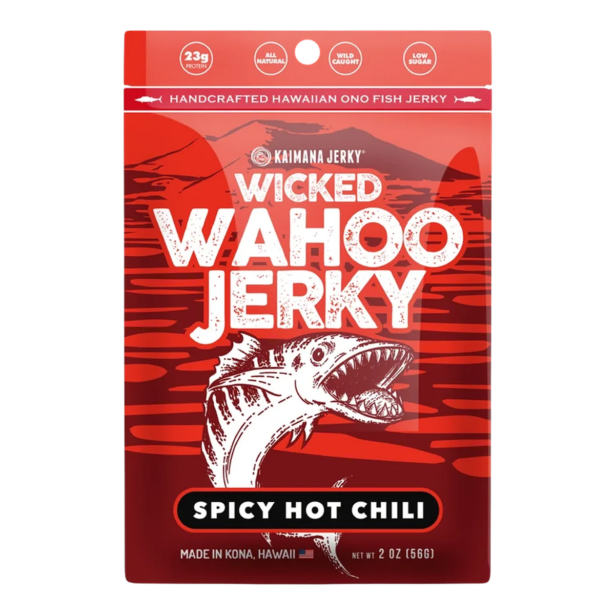 Kaimana Jerky - Wahoo (Ono) Spicy Hot Chili Jerky