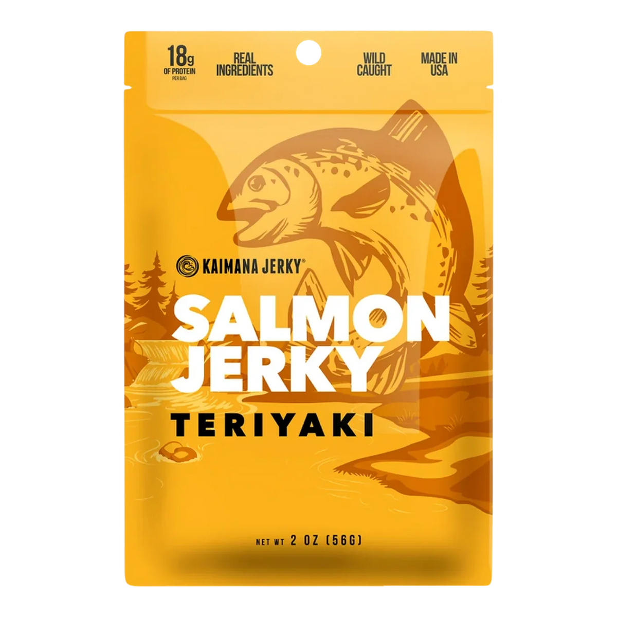 Kaimana Jerky - Teriyaki Salmon Jerky