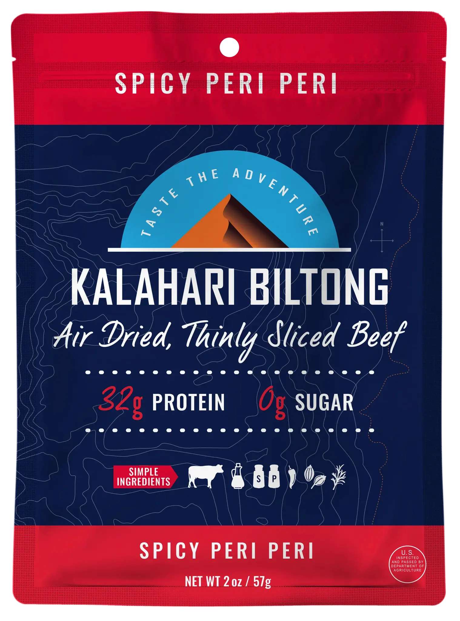 Kalahari Snacks - Spicy Peri Peri Biltong