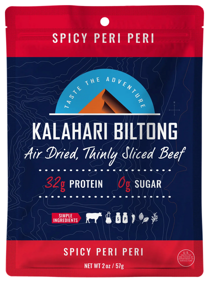 Kalahari Snacks - Spicy Peri Peri Biltong