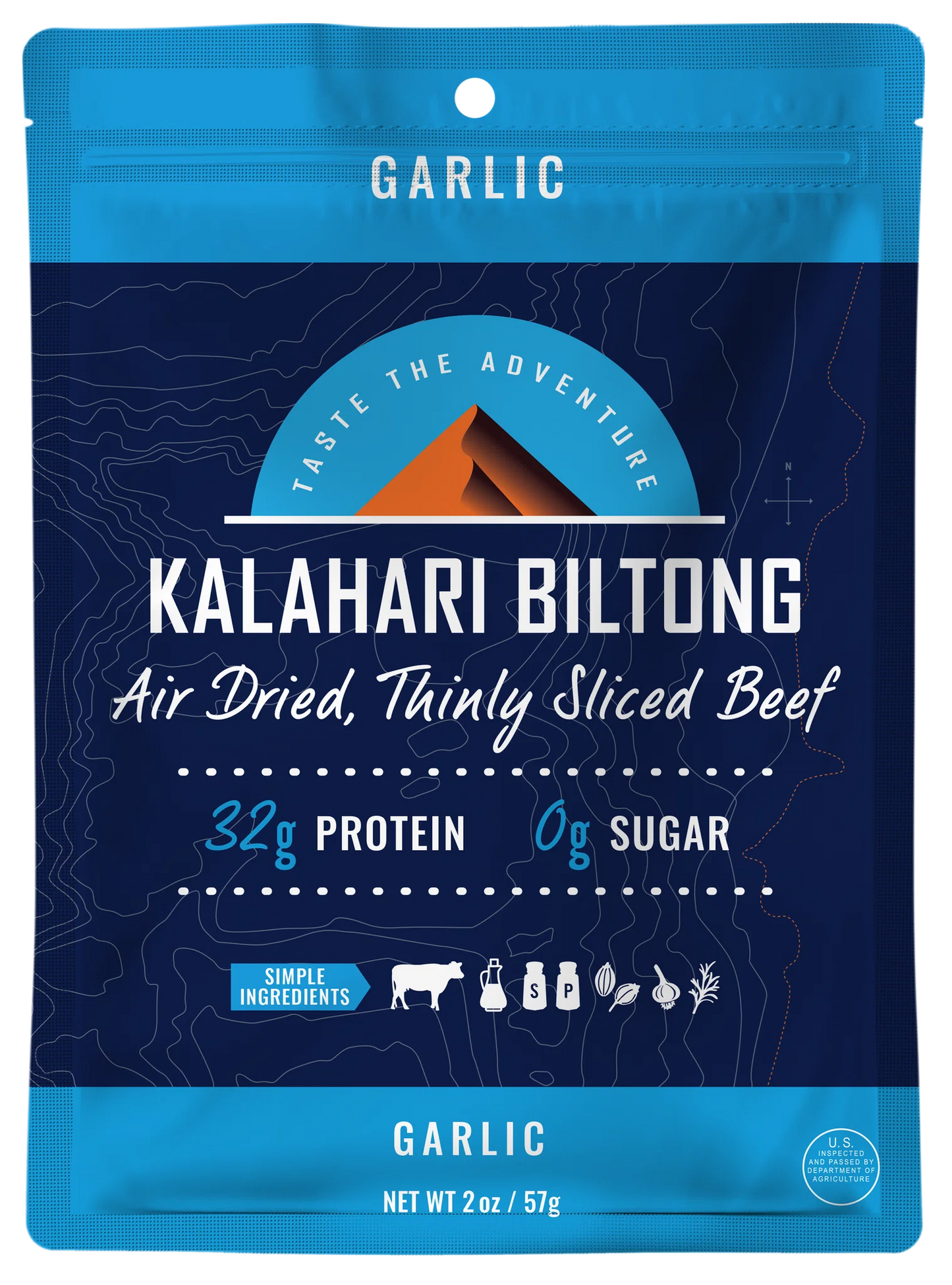 Kalahari Snacks - Garlic Biltong