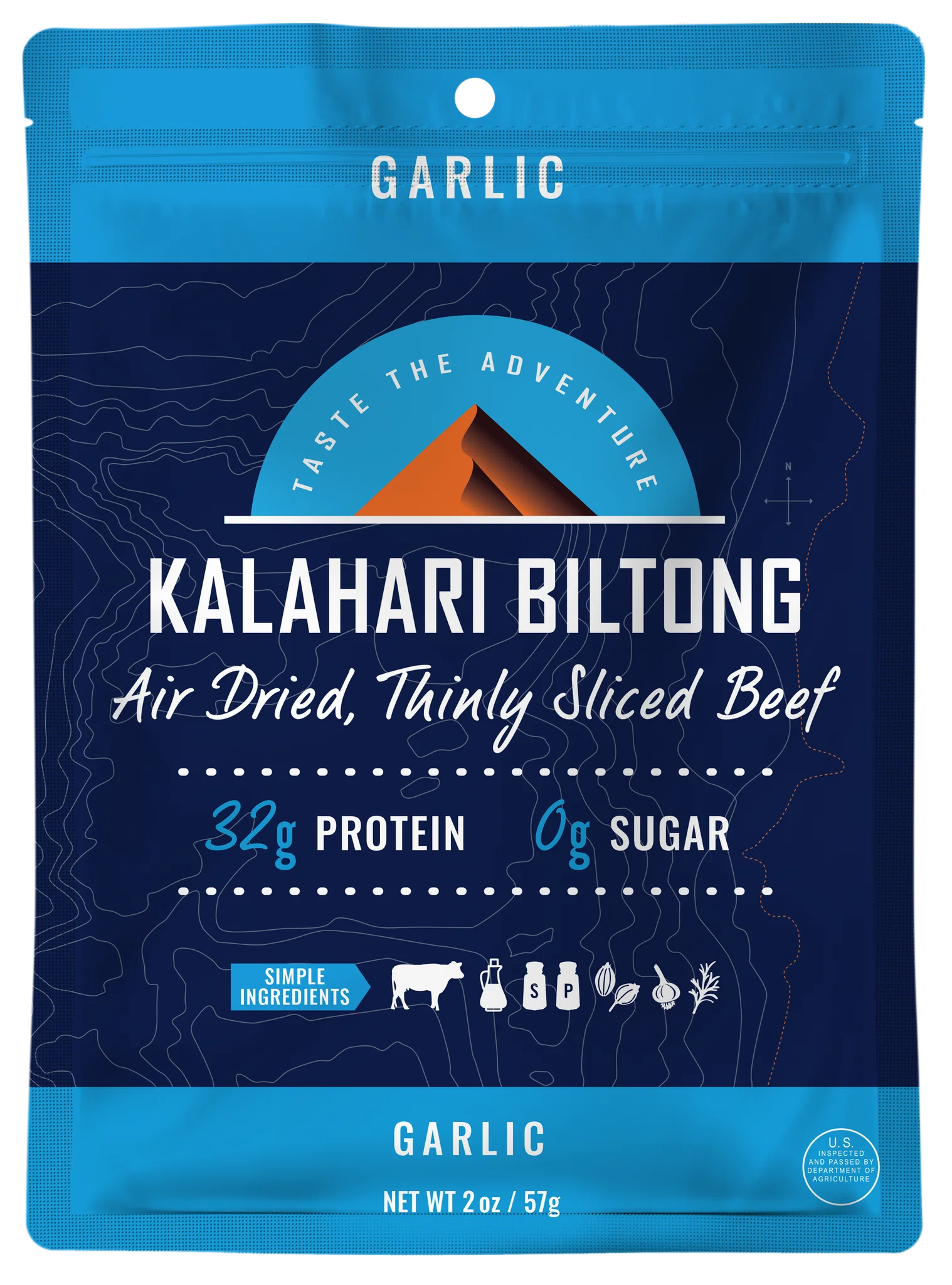 Kalahari Snacks - Garlic Biltong