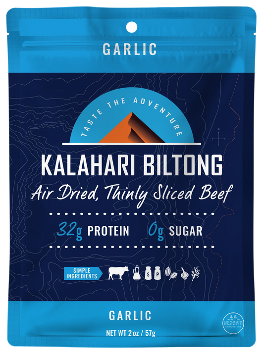 Kalahari Snacks - Garlic Biltong