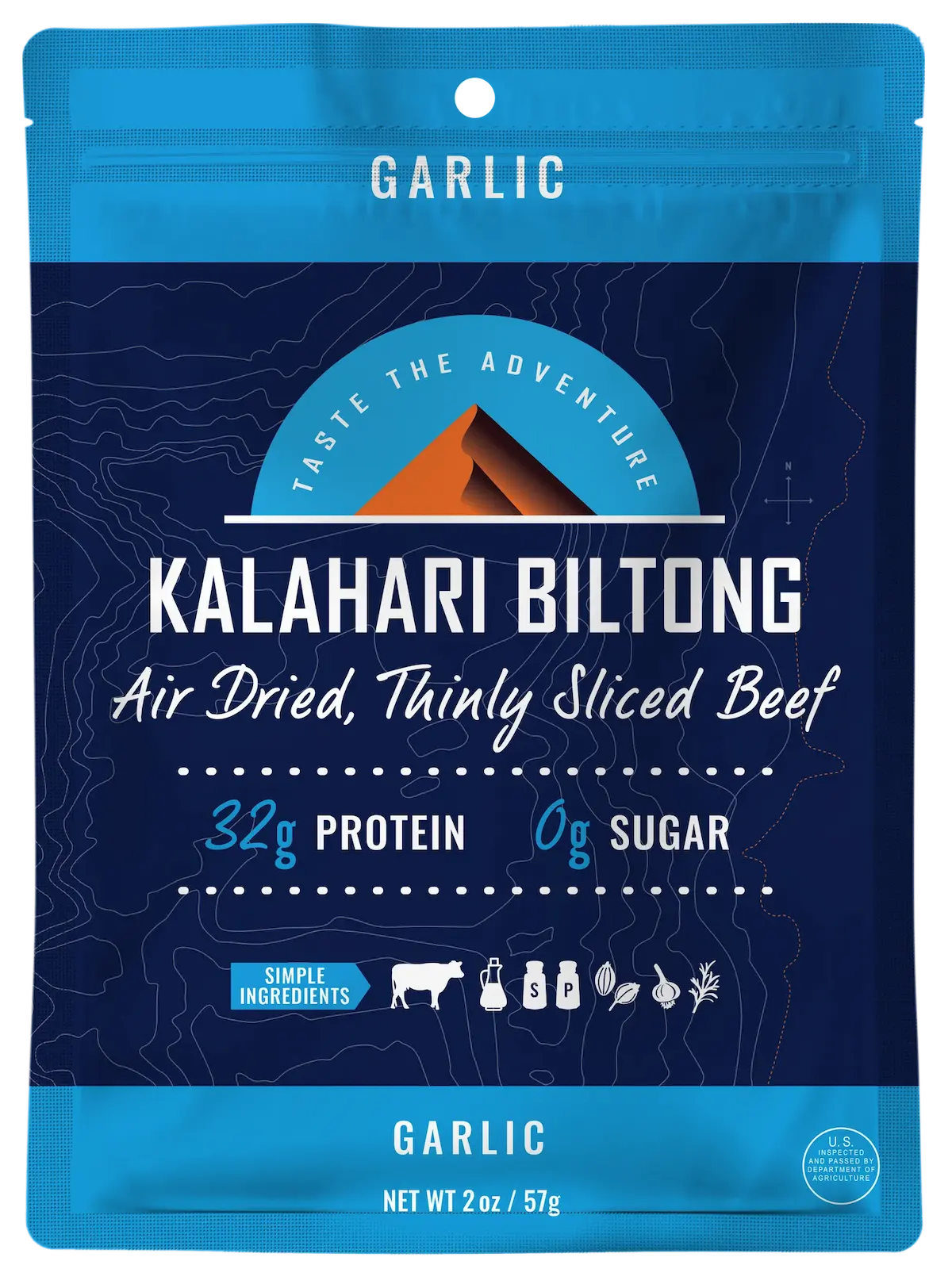 Kalahari Snacks - Garlic Biltong