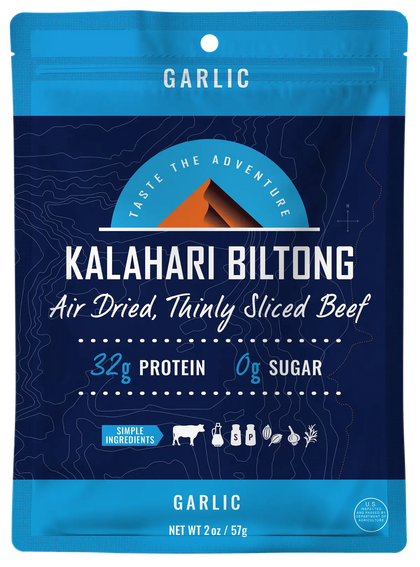 Kalahari Snacks - Garlic Biltong