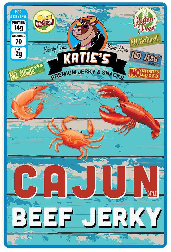 Katie's Beef Jerky - Cajun Beef Jerky (2.3 oz)