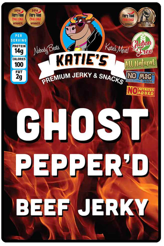 Katie's Beef Jerky - Ghost Pepper'd Beef Jerky (2.3 oz)