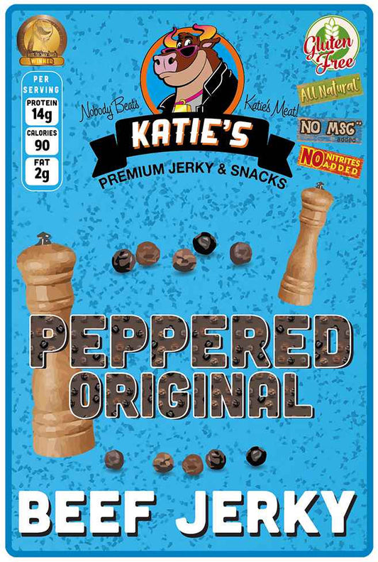Katie's Beef Jerky - Peppered Beef Jerky (2.3 oz)