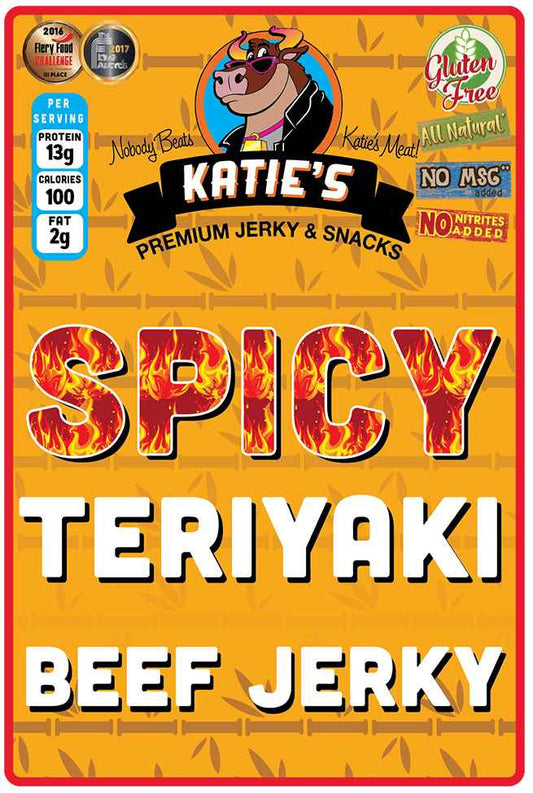 Katie's Beef Jerky - Spicy Teriyaki Beef Jerky (2.3 oz)