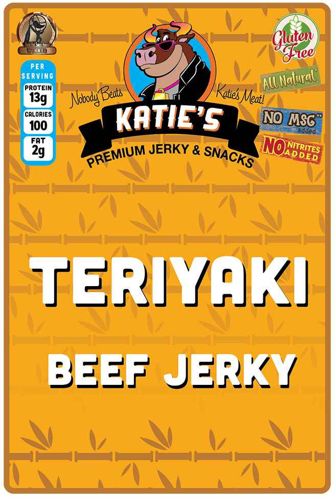 Katie's Beef Jerky - Teriyaki Beef Jerky (2.3 oz)