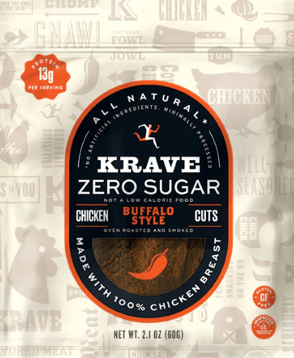 Krave - Buffalo Style Chicken Jerky (2.1 oz) Front