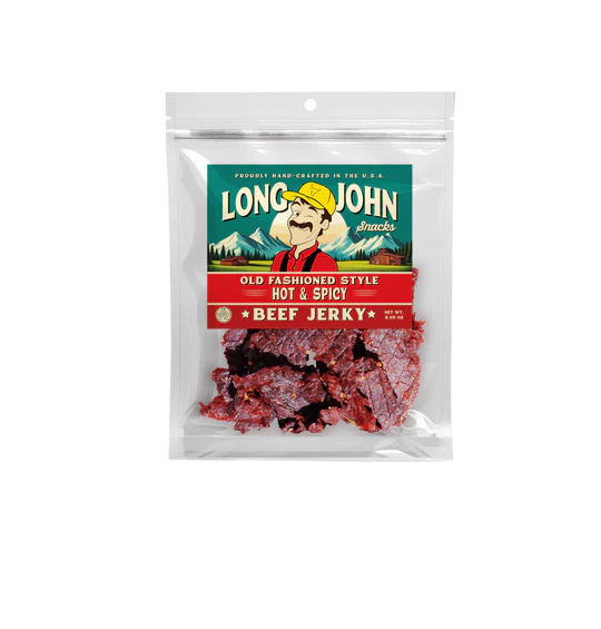 Long John Snacks - Hot & Spicy Old Fashioned Style Beef Jerky