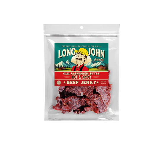 Long John Snacks - Hot & Spicy Old Fashioned Style Beef Jerky
