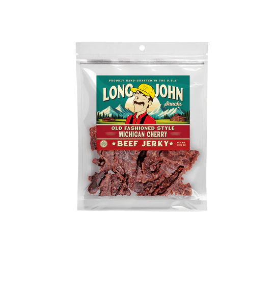 Long John Snacks - Michigan Cherry Old Fashioned Style Beef Jerky