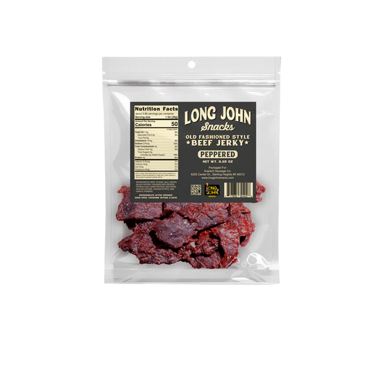 Long John Snacks - Peppered Old Fashioned Style Beef Jerky