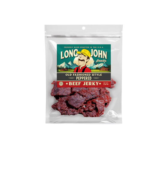 Long John Snacks - Peppered Old Fashioned Style Beef Jerky