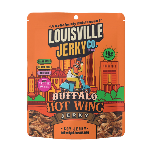 Louisville Vegan Jerky Co - Buffalo Hot Wing Vegan Jerky