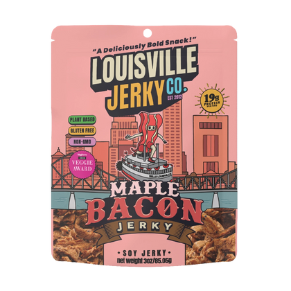 Louisville Vegan Jerky Co - Maple Bacon Vegan Jerky