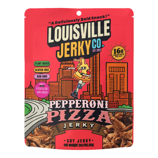 Louisville Vegan Jerky Co - Perfect Pepperoni Vegan Jerky