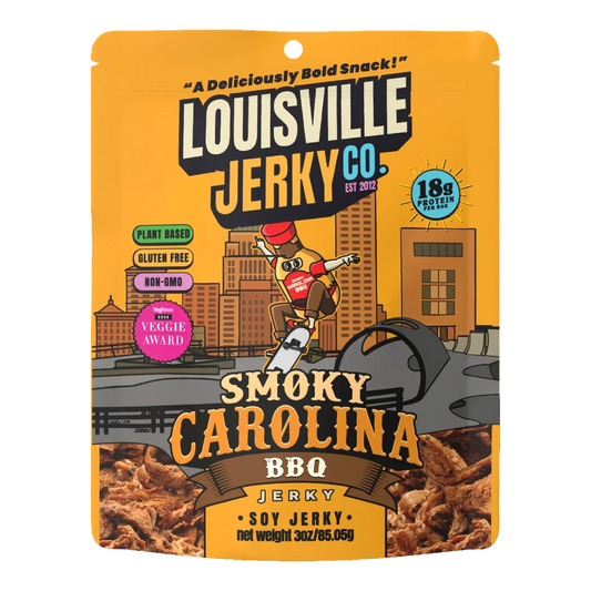 Louisville Vegan Jerky Co - Smoky Carolina BBQ Vegan Jerky