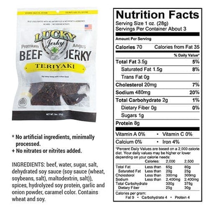 Lucky Jerky - Teriyaki Beef Jerky