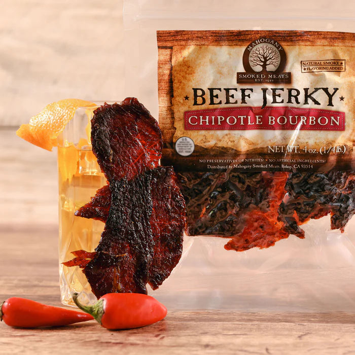 Mahogany Smoked Meats - Chipotle Bourbon Beef Jerky
