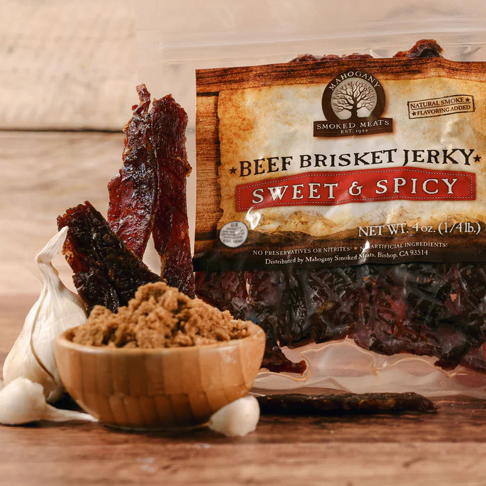Mahogany Smoked Meats - Sweet N Spicy Brisket Beef Jerky