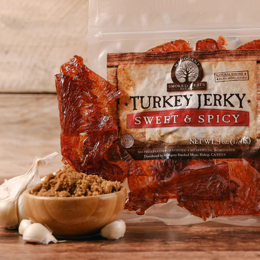 Mahogany Smoked Meats - Sweet N Spicy Turkey Jerky