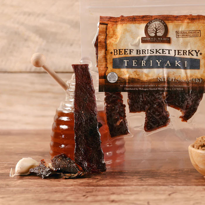 Mahogany Smoked Meats - Teriyaki Brisket Beef Jerky