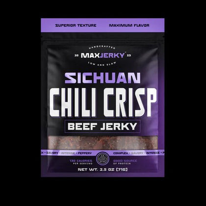 MaxJerky - Sichuan Chili Crisp Beef Jerky