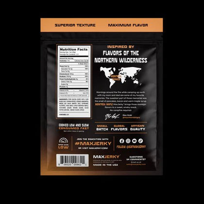 MaxJerky - Montréal Maple Bacon Jerky