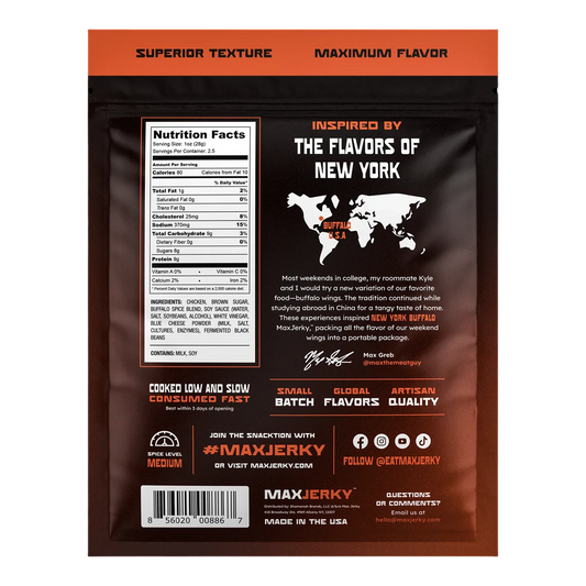 MaxJerky - New York Buffalo Chicken Jerky