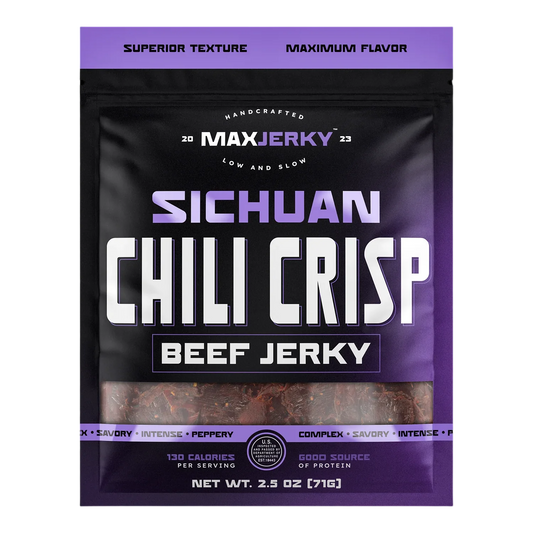 MaxJerky - Sichuan Chili Crisp Beef Jerky