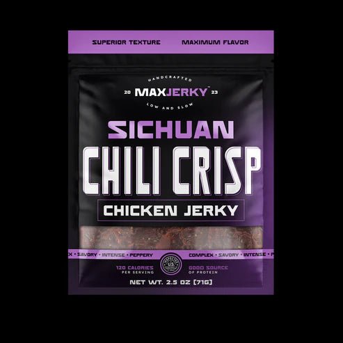 MaxJerky - Sichuan Chili Crisp Chicken Jerky