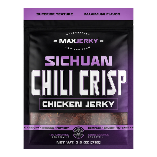 MaxJerky - Sichuan Chili Crisp Chicken Jerky