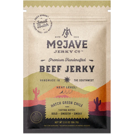Mojave Jerky Co - Hatch Green Chile Beef Jerky