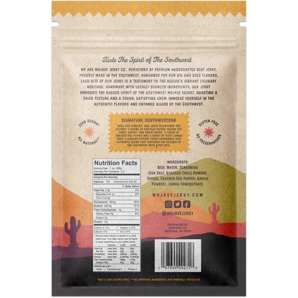 Mojave Jerky Co - Signature Southwestern Beef Jerky