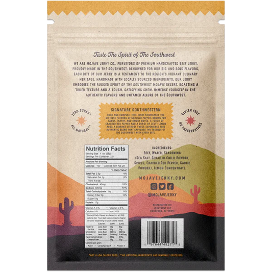 Mojave Jerky Co - Signature Southwestern Beef Jerky