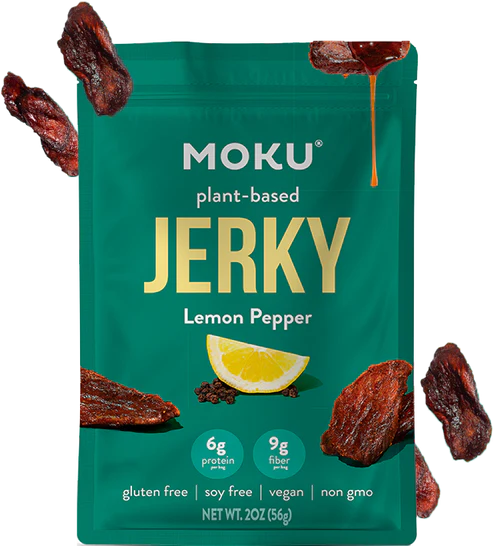 Moku Foods - Lemon Pepper Mushroom Jerky